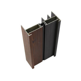 Profils en aluminium de dureté de finition élevée en bois T5 T6 pour la porte/rideaux de cuisine