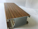 Extrusions en aluminium de profils de finition du bois de place pour la résistance à la corrosion menée d'éclairage de bande
