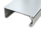 Profil en aluminium adapté aux besoins du client de porte coulissante de cabinet enduit de poudre pour la porte en verre de construction