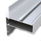 Profil en aluminium adapté aux besoins du client de porte coulissante de cabinet enduit de poudre pour la porte en verre de construction