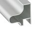 6063 profil en aluminium poli de garde-robe de cadre latéral de T5 6m