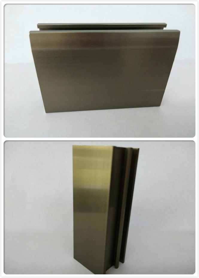 Profils en aluminium anodisés par Champagne oxydants pour la décoration / industriel
