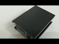 Profilés de fenêtre en aluminium/Profilés en aluminium thermolaqués noir sable