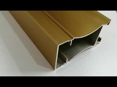 Profil de porte en aluminium Golden Brush, aluminium extrudé pour cuisine