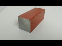 2.0mm Thickness 6063 Wood Grain Aluminium Profiles For Windows And Doors