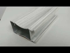 Profilé de fenêtre et de porte en aluminium, série 6000, extrusion d'aluminium personnalisée blanc grain de bois