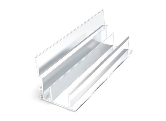 La commande numérique par ordinateur 6063 de châssis de fenêtre de tissu pour rideaux a poli le profil en aluminium