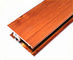 Profils en aluminium de finition du bois ouverte plate 6005/6063 pour la fenêtre