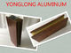 La porte en bois en aluminium de grain profile la couleur/longueur/forme adapté aux besoins du client