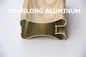 Saupoudrez les extrusions en aluminium enduites de porte de garde-robe, profil en aluminium précis élevé de poignée